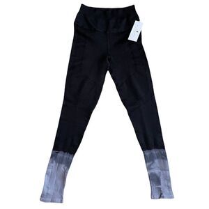 Spiritual Gangster High Rise Ribbed Tie Dye Leggings NWT Size M/L